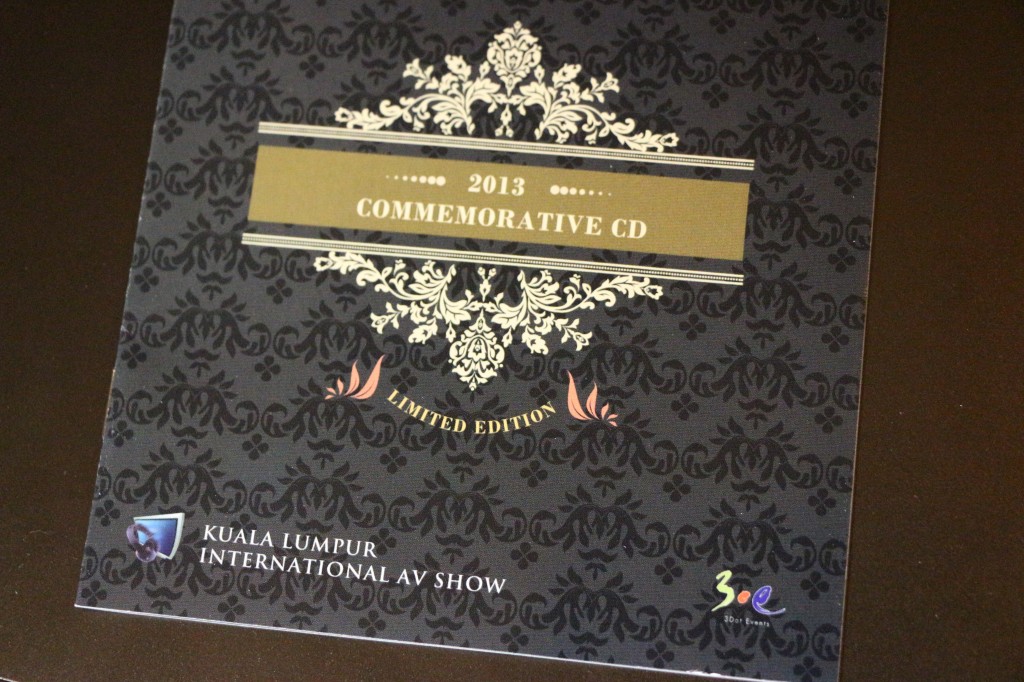 The cover of this year's commemorative CD for KLIAVS 2013.