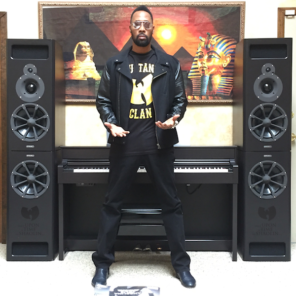 Wu-Tang Clain’s Robert “The RZA’ Diggs with the custom made PMC MB2-XBDs