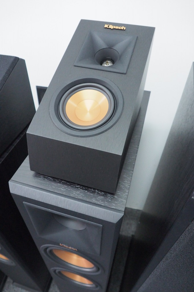 The Klipsch Atmos elevation speaker.