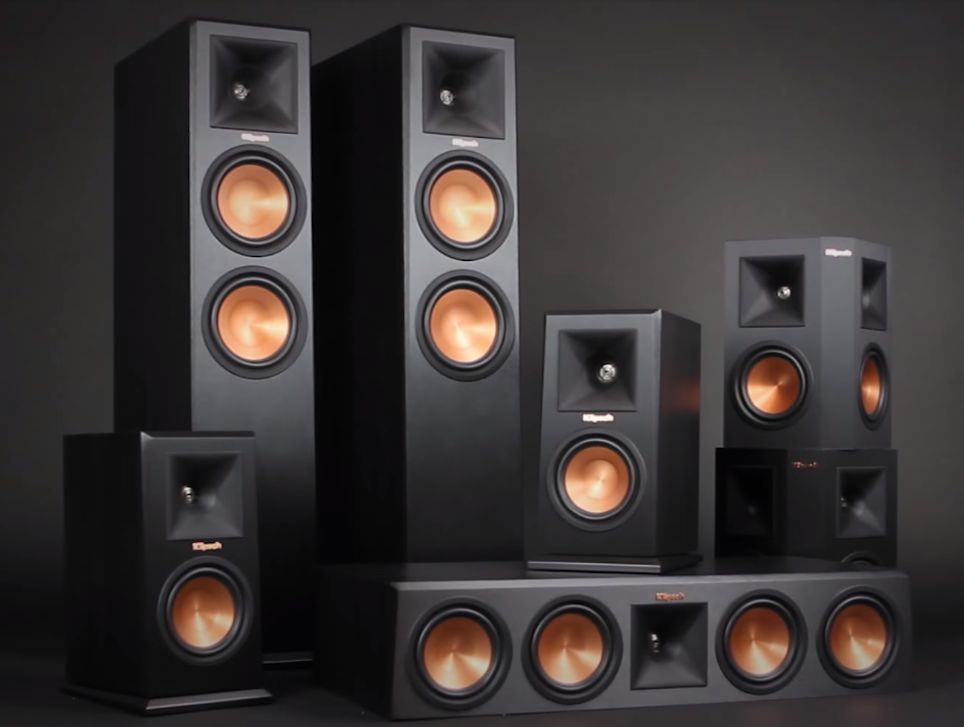 The Klipsch Reference Premiere speaker range.