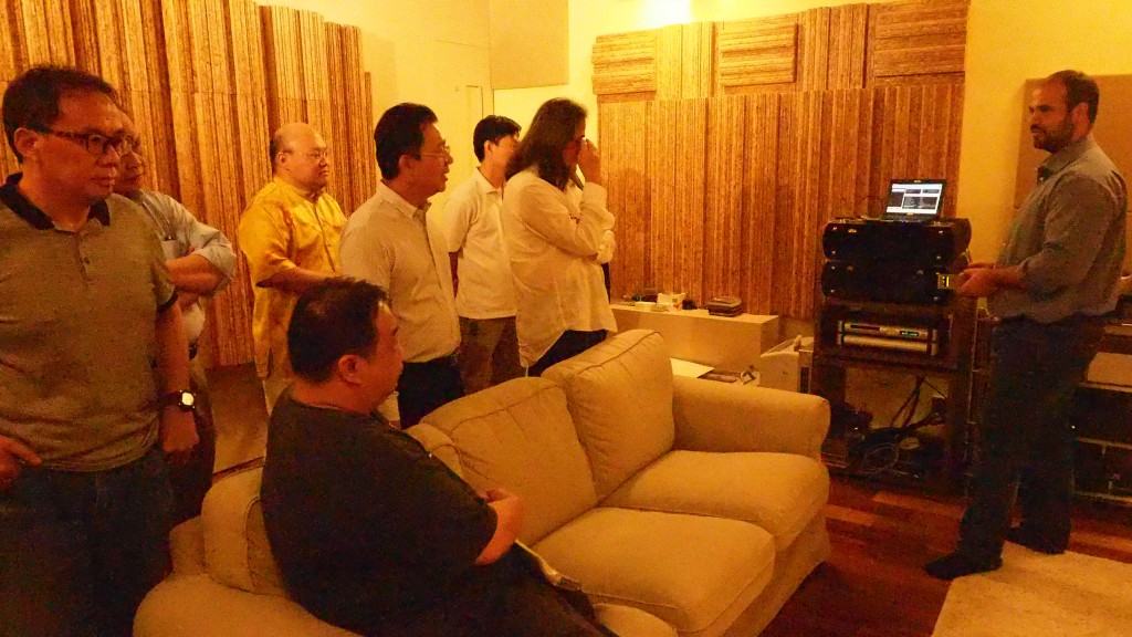 Some of the audiophiles who attended the launch.