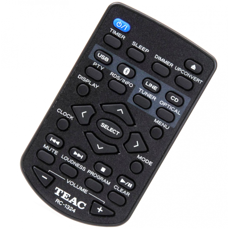 The TEAC CR-H101 also comes with a handy full function remote.