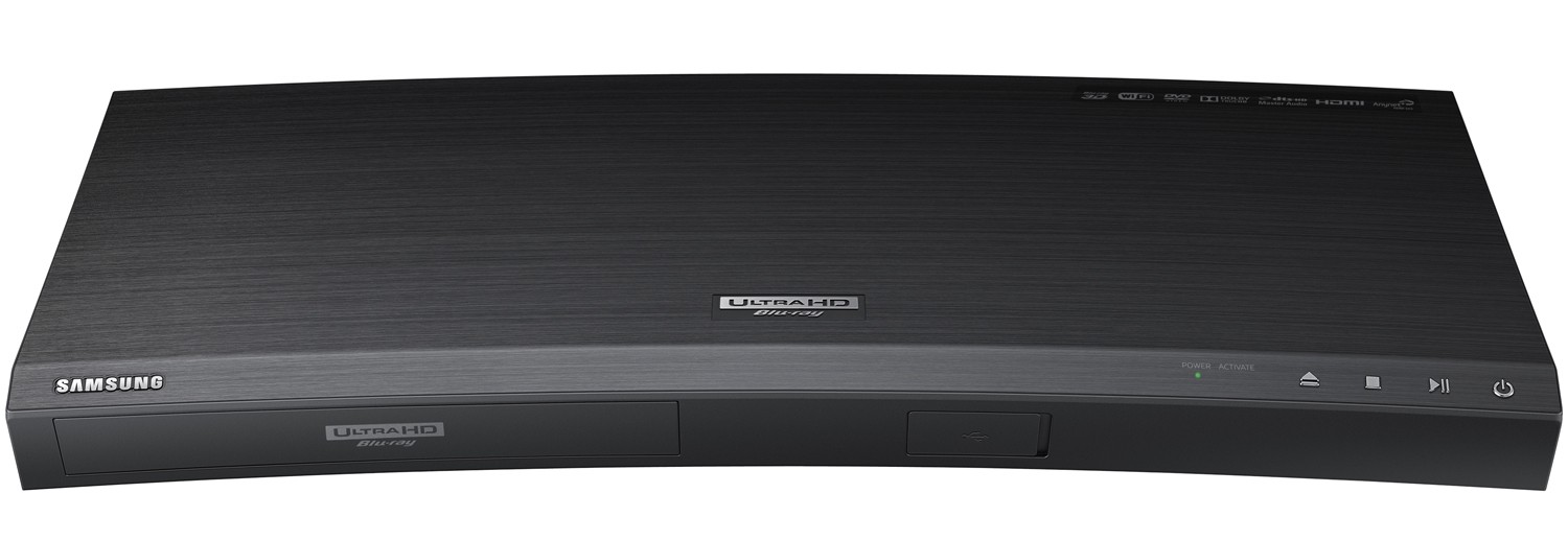 The Samsung UBD-K8500 With its Curved Body and Minimalist Front Fascia Would fit Right in a Modern Decor
