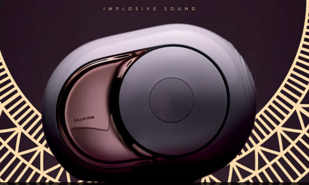  The Devialet Gold Phantom looks like an artwork.