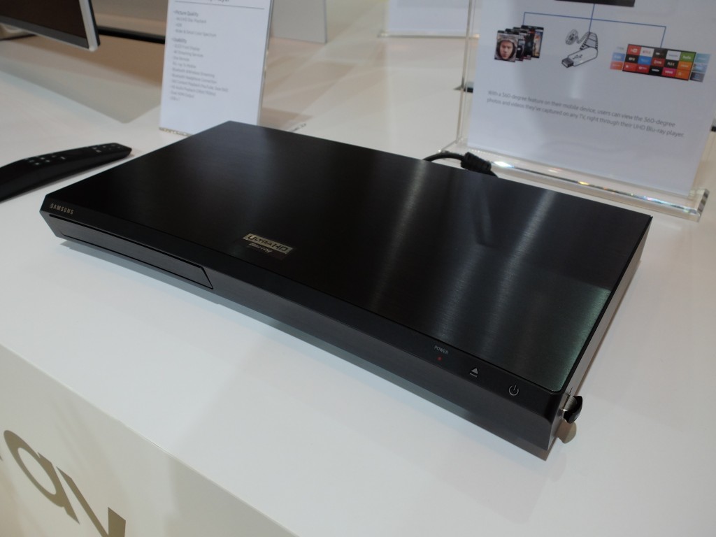 Samsung's latest 4K Blu-ray player, the UBD-M9500