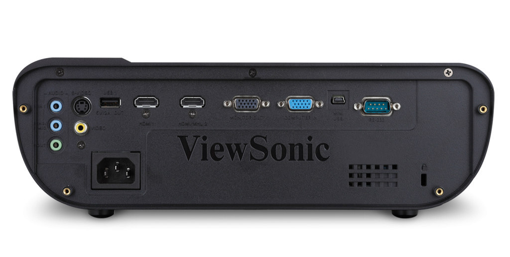 The rear of the PRO 7827HD which has more HDMI connectivity for better system integration.