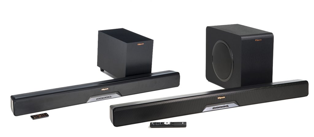 Klipsch's  RSB soundbars share similar aesthetics.  The entry level RSB-6 is obviously smaller with a different looking sub.  The RSB11  and 14 looks identical but have different performance features