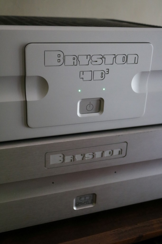 New and old. The Bryston 4B Cubed on top of the 4B SST