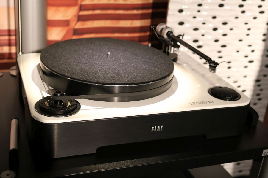 The Elac turntable.