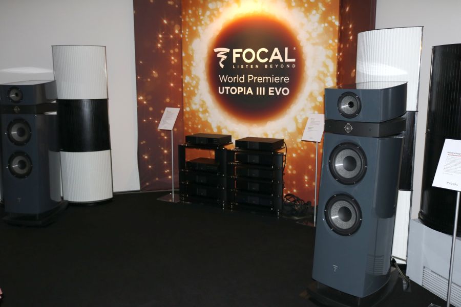 The Focal Utopia III Evo speakers were premiered at Munich High End.