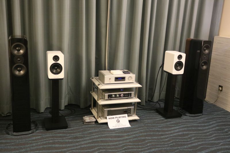 Active AE 1 speakers on demo.