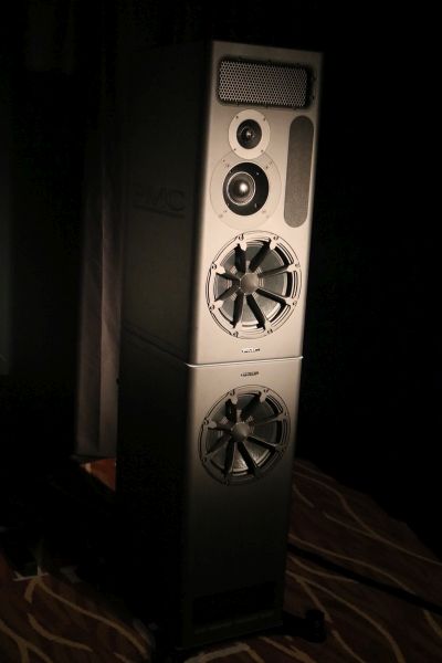 The PMC MB3-XBD-A speakers in AV Designs' room.