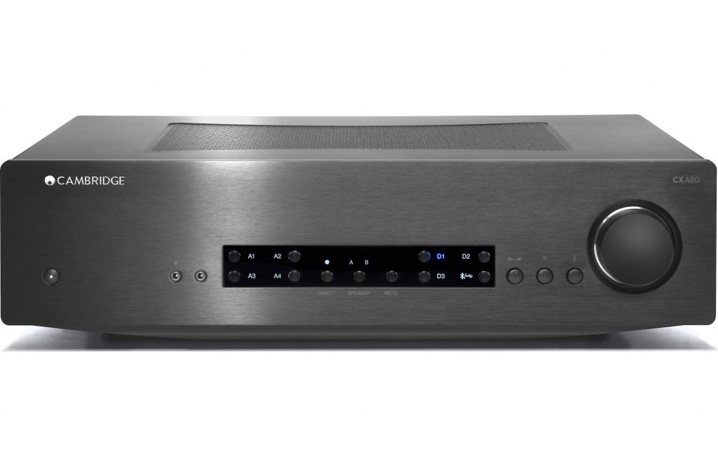 Cambridge Audio's CXA-80 Integrated Amplifier.  Solidly made, great sound