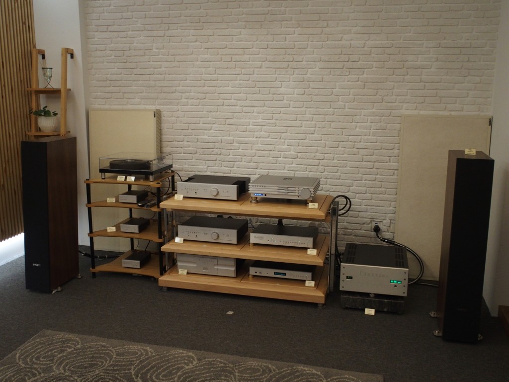 The PMC cor integrated amp is in this system driving a pair of PMC speakers.