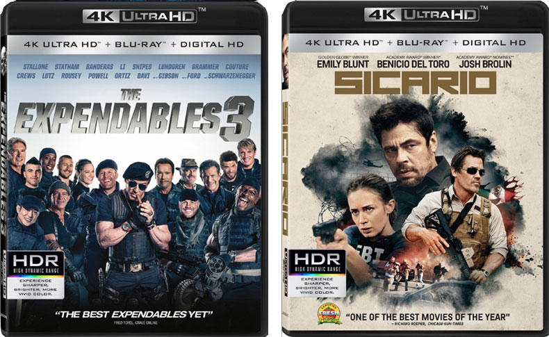 4K UHD Blu-ray discs not only feature a higher resolution compared to conventional Blu-ray they are also packed with visual enhancing features such as HDR for a brighter, contrasty, detailed and colourful picture.  Note the HDR logo on the UHD Blu-ray disc cover