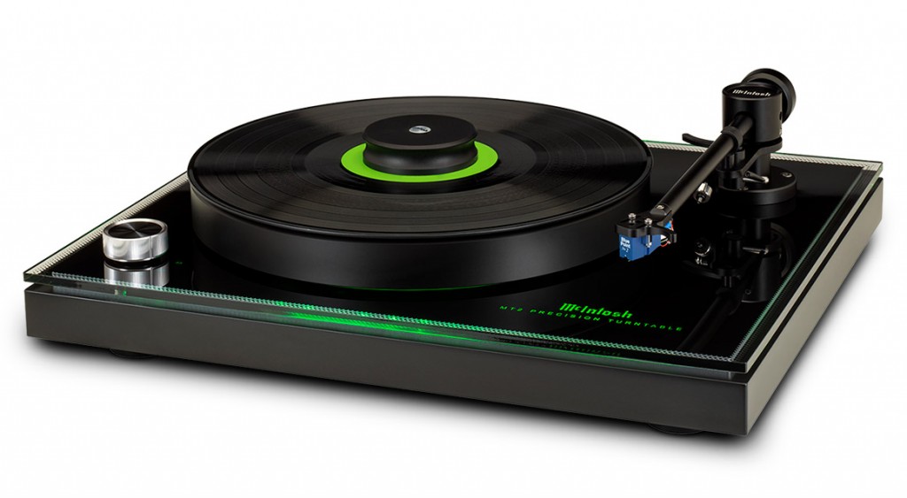 The McIntosh MT 2 is a sexy and sleek turntable with subtle hints to remind you of which stable this spinner originates from