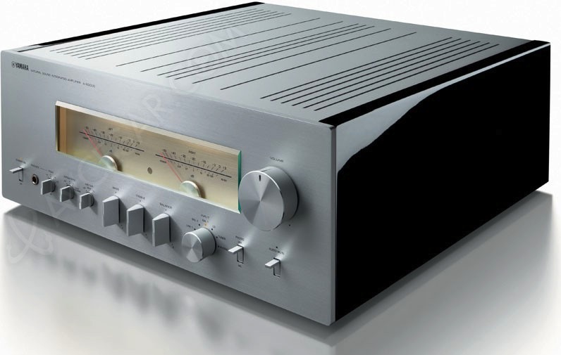Yamaha's retro looking A-S3000 integrated stereo amplifier. A solid, gorgeous looking chunk of pure audio bliss