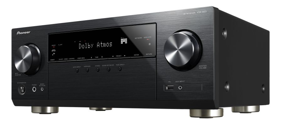 The Pioneer VSX-933 AV receiver