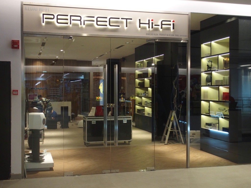 The Perfect Hi-Fi showroom in IOI Mall is open only fjrom10am to 7pm.
