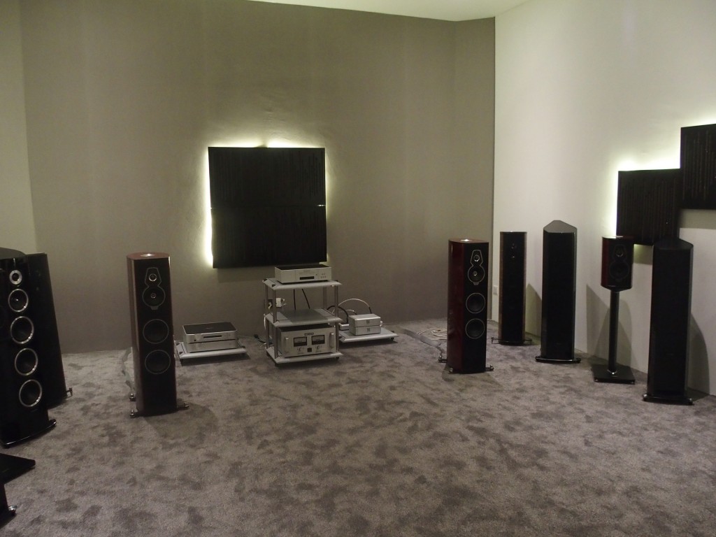 The stereo listening room.