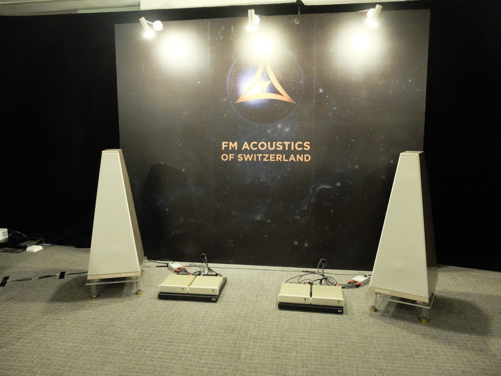 The FM Acoustics system on display in the Absolute Sound room