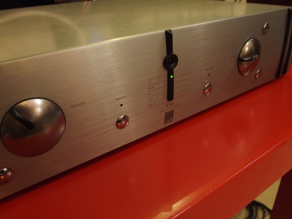 The ATC CA2 Mk II preamp has a special synergy with the active speakers.