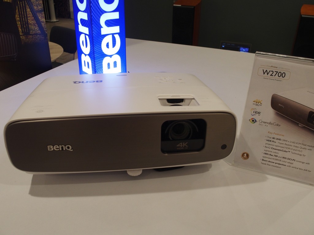 The BenQ W2700 4K projector.