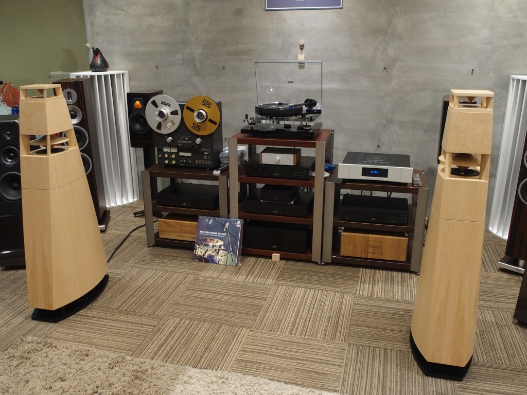 The Avantages Audio Cesar omnidirectional speakers are now in the CMY showroom in Sungei Wang Plaza.