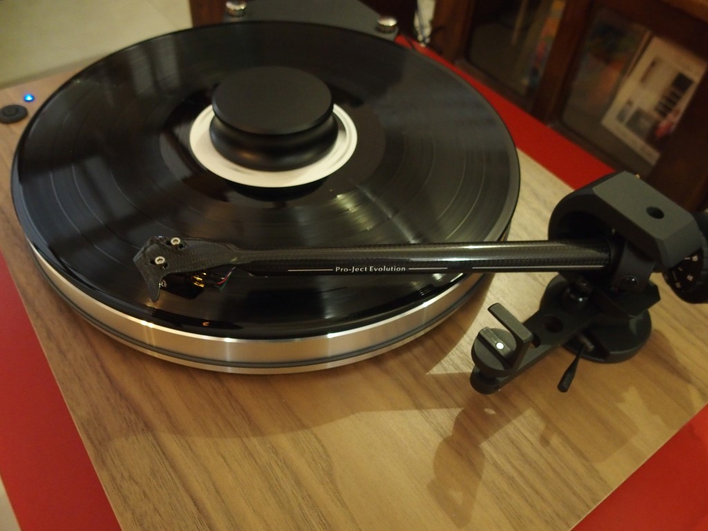 The Pro-Ject Evolution turntable. You must use the supplied record weight to get the best sound.