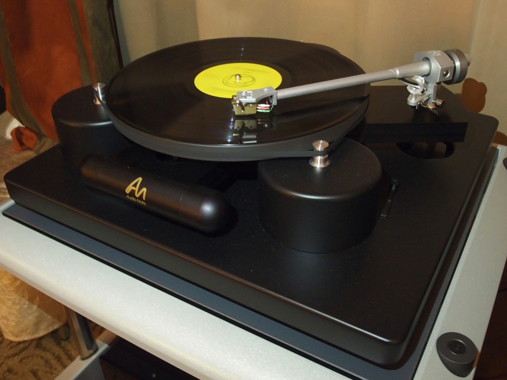 The Audio Note TT3 turntable was the star attraction in the Audio Note Malaysia room.