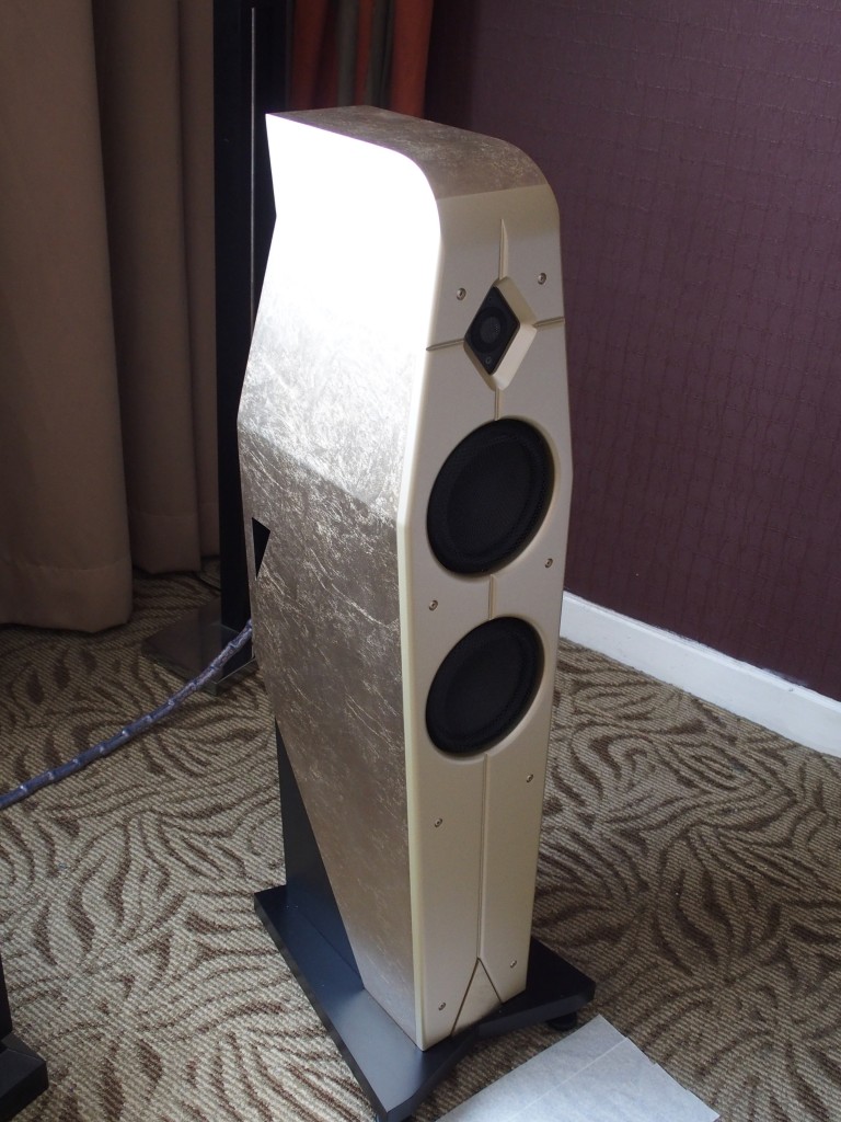 Lawrence Audio gold Penguin speaker