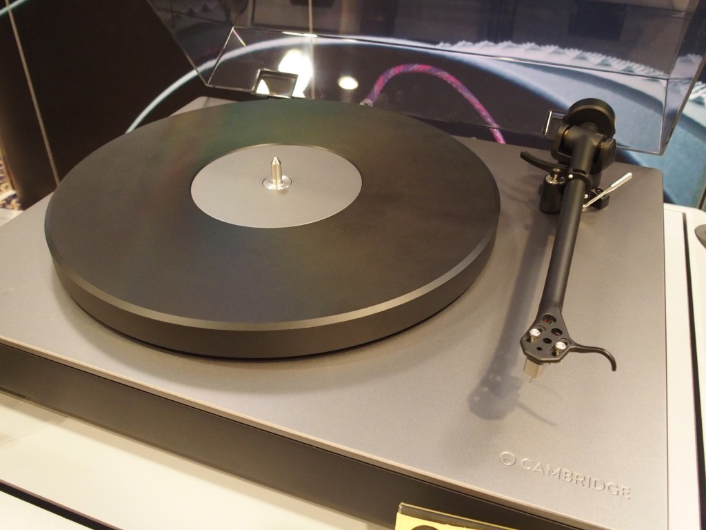 The Cambridge TT turntable. Howeer, it was on static display.