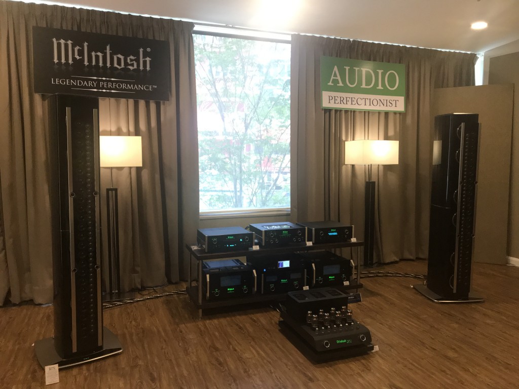 McIntosh in all its glory at the Audio Perfectionist room