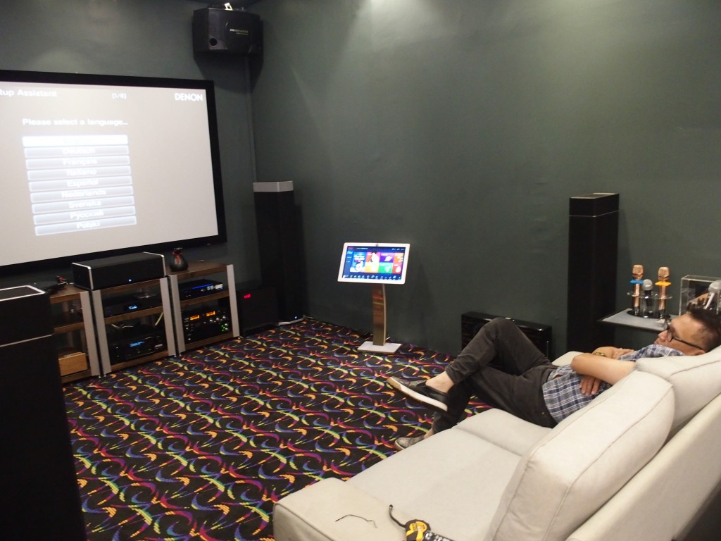 The AV/karaoke room