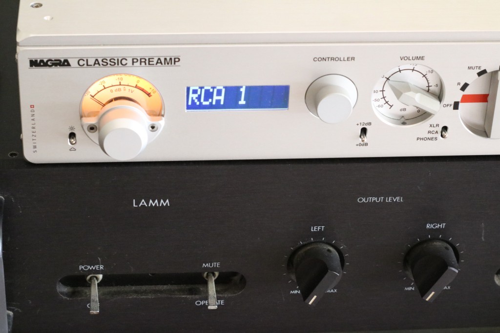Two great preamps - the Nagra Classic and the Lamm LL2 Deluxe