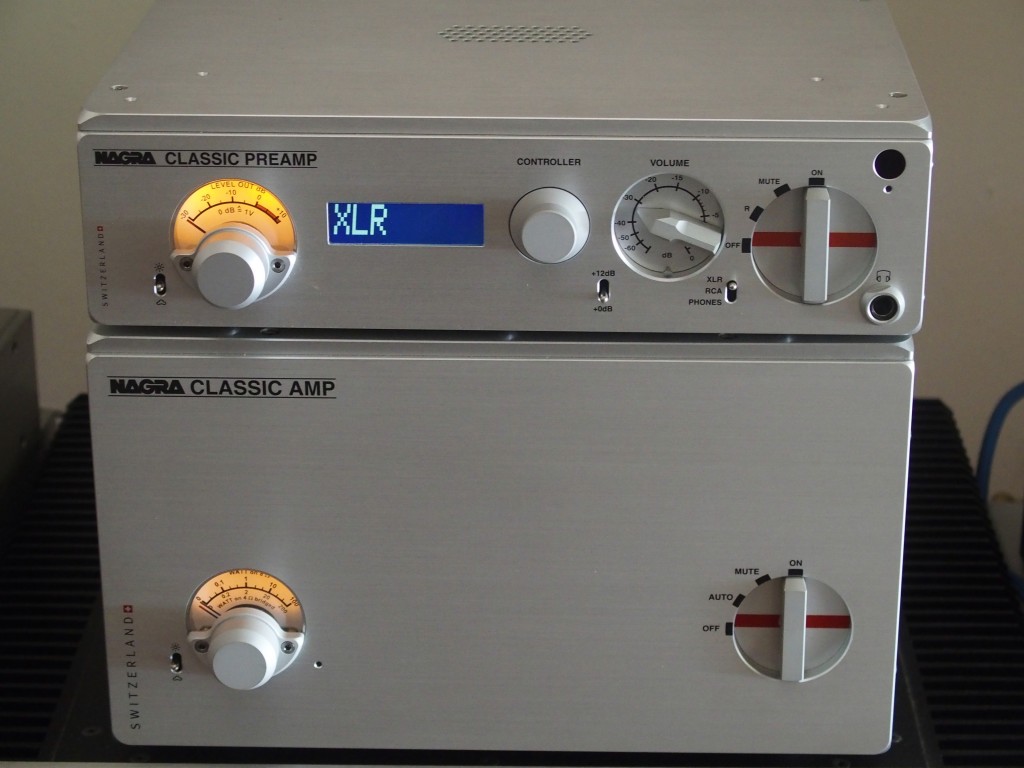 The Nagra Classic preamp and Classic Amp.