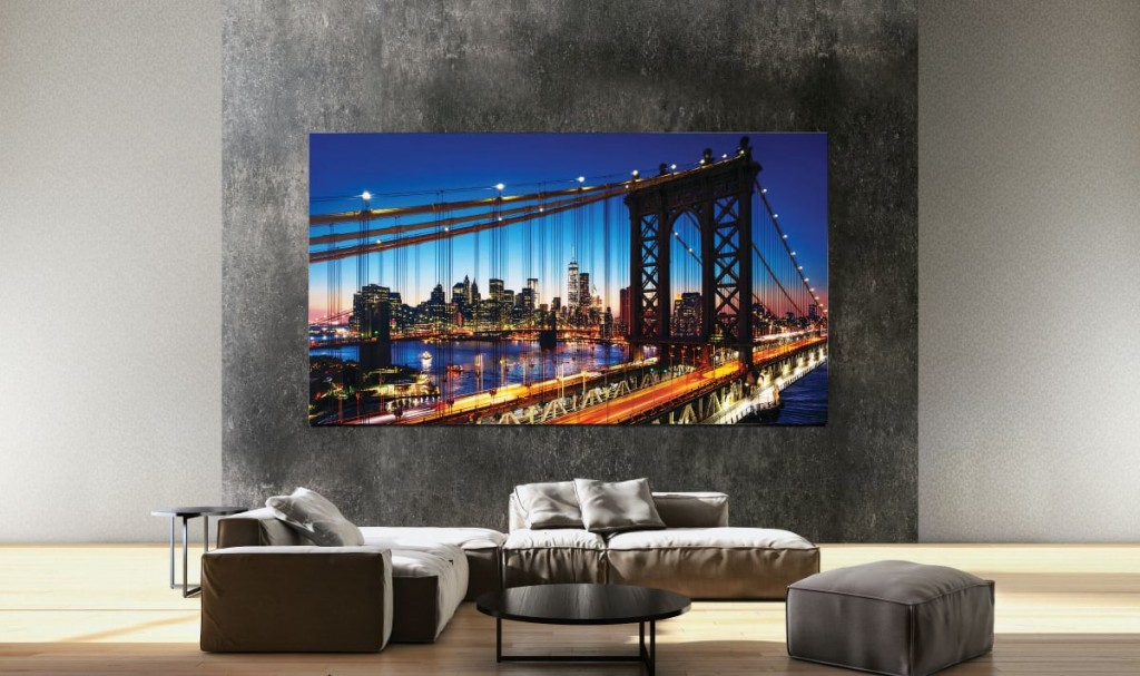 Samsung's new display format, MicroLED can be configured for any sizes and visual capabilities.