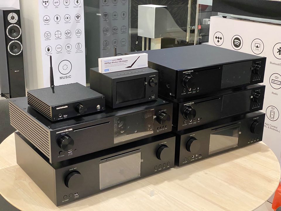 A range of Cocktail Audio components in the CMY Sungei Wang showroom.