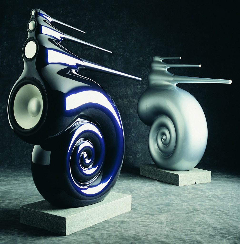 B&W Nautilus speakers.