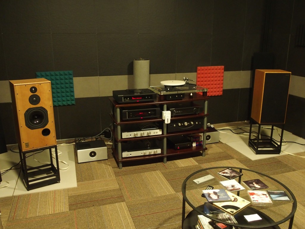 The system at the rear of the showroom.
