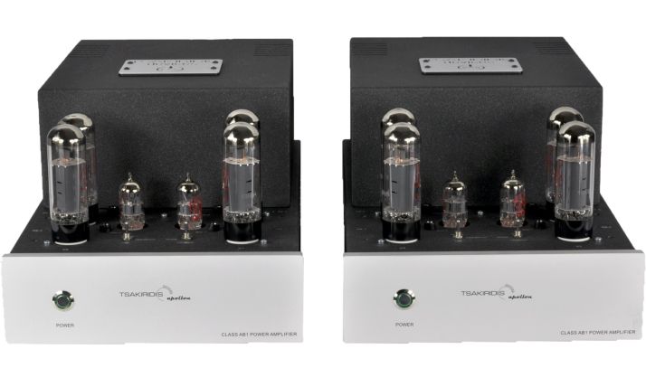 The Tsakaridis Apollon monoblock valve amps.