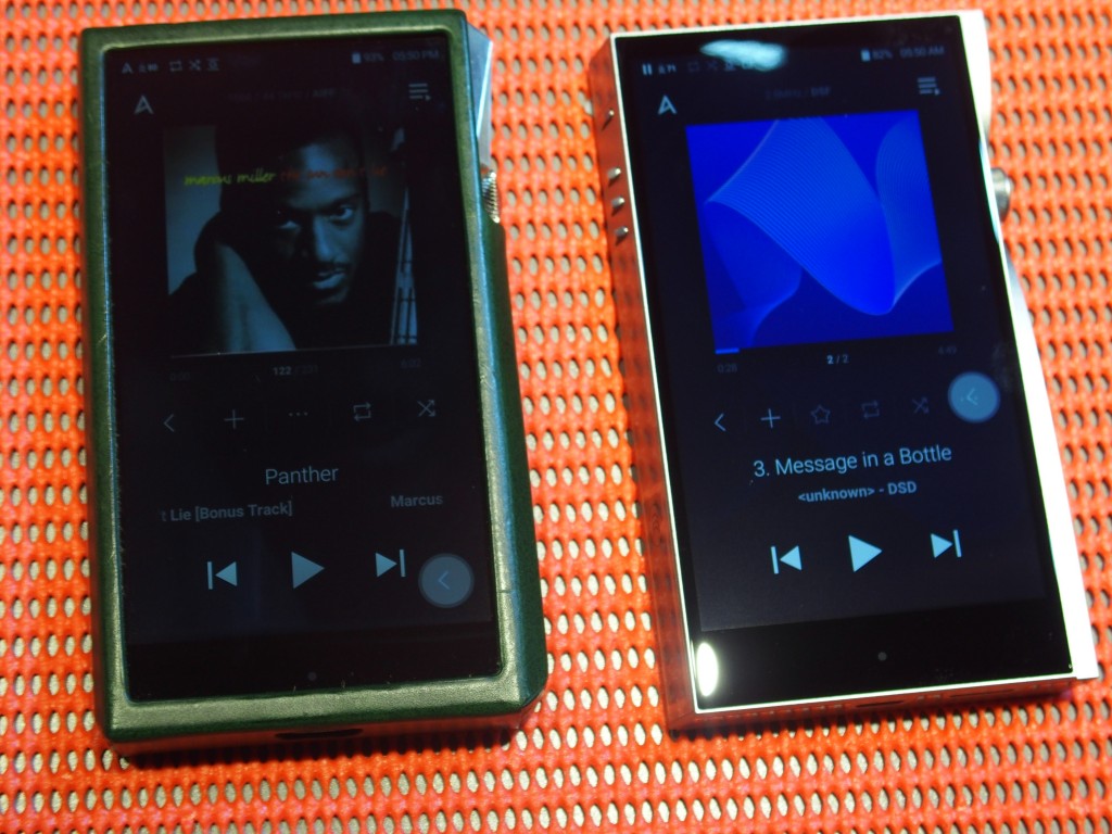 The Astell & Kern flagship DAP the A&ultima SP2000 (left) and the multi-DAC SE200.