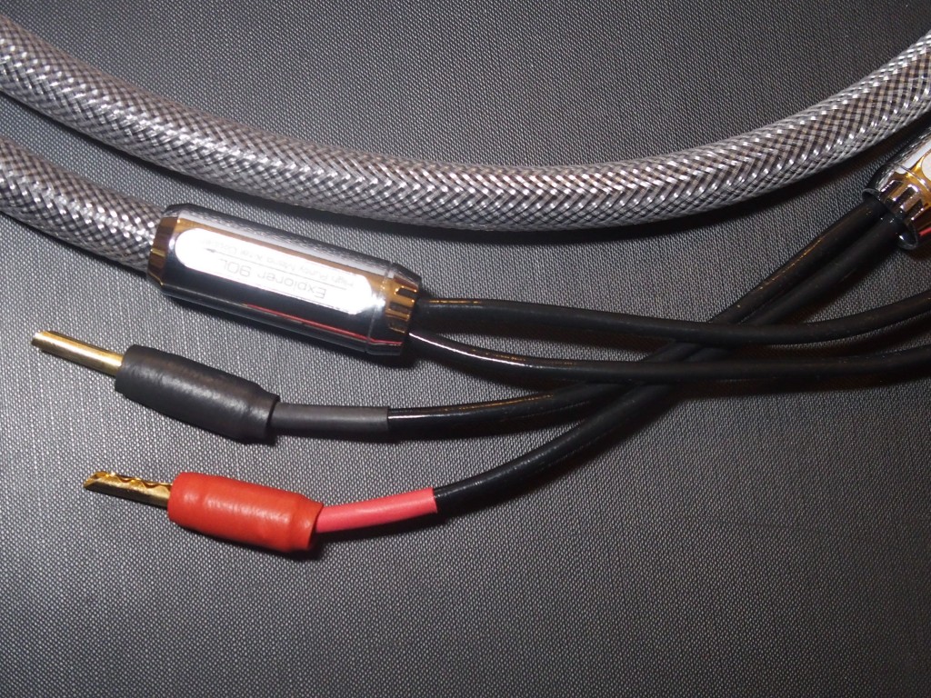 The Siltech Explorer 90L speaker cables are very well made.