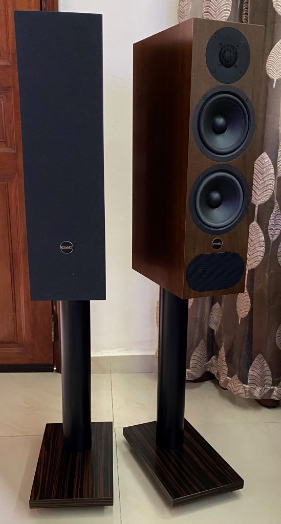 The PMC Fact 3 are super stylish speakers with matching stands to complete the high-end look