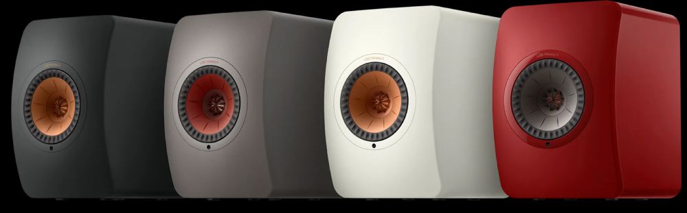 The KEF LS50 Wireless II speakers come in various colours.